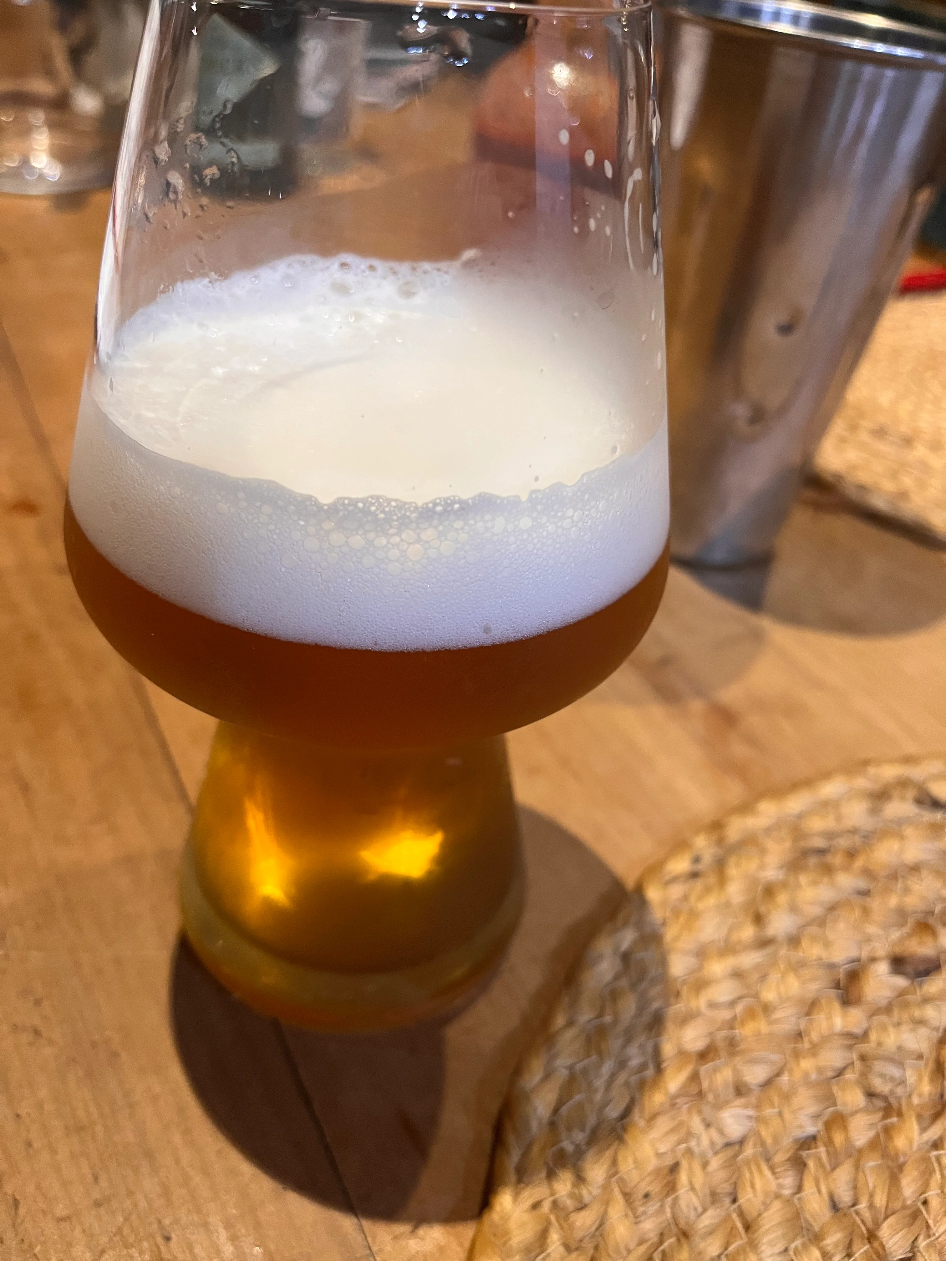 Home-made beer, brewed at home