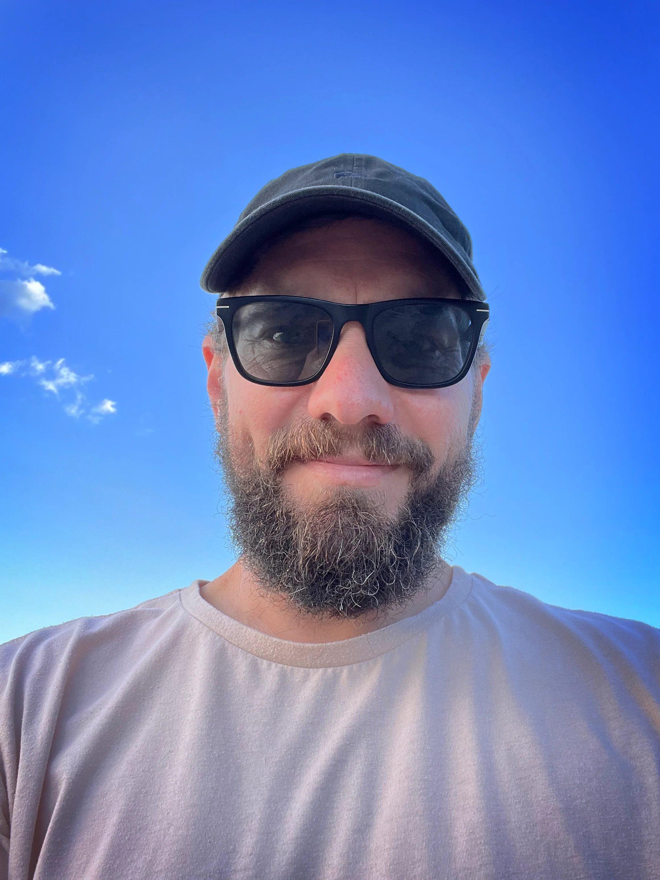 Tim Jensen at the beach on the Sunshine Coast
